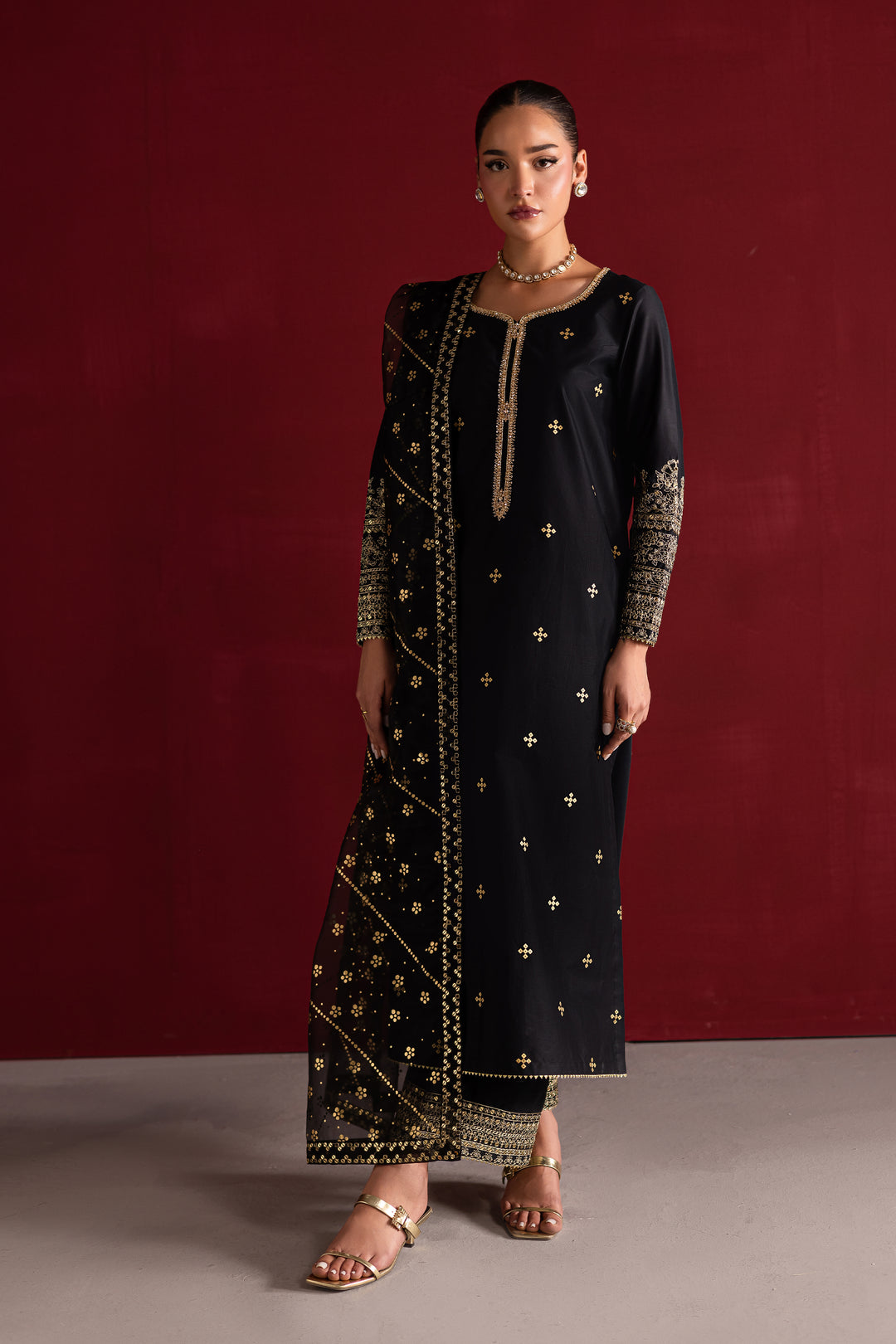 Ghazal 3Pc - Festive Luxe Pret