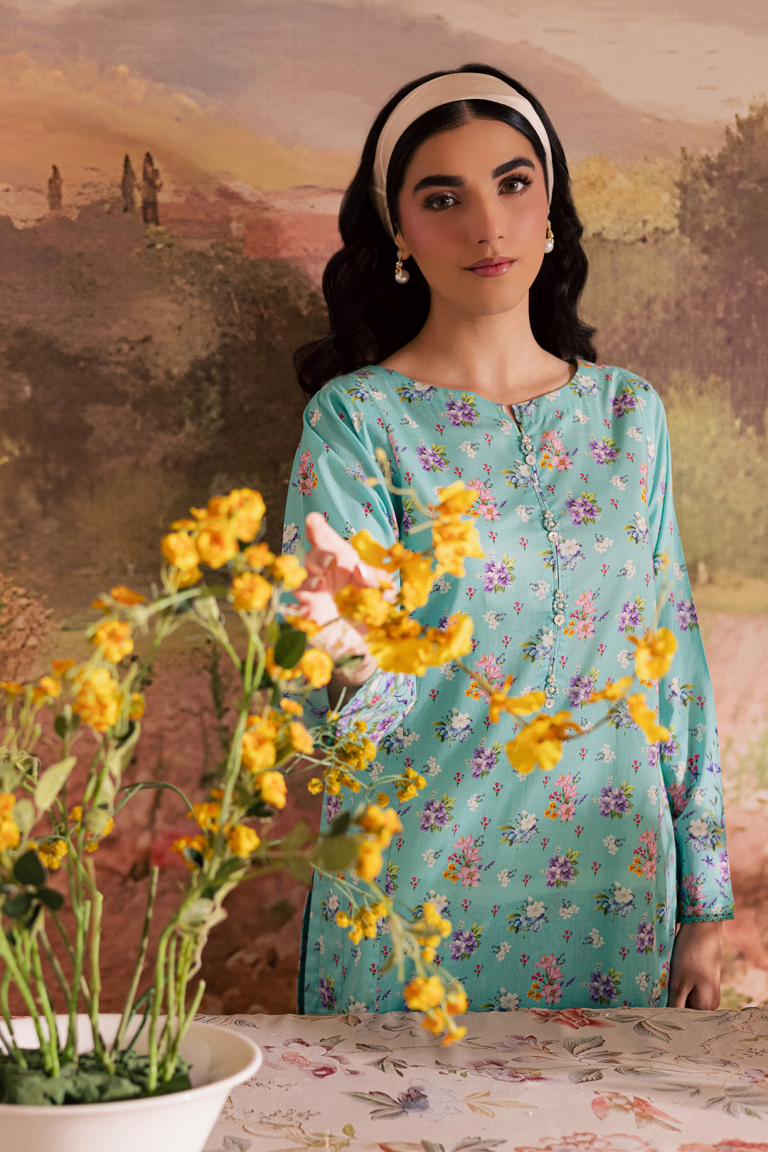 Jenn 2Pc - Printed Lawn Dress