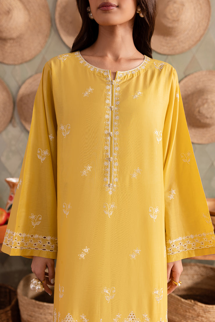 Mango 2Pc - Embroidered Lawn Dress - BATIK