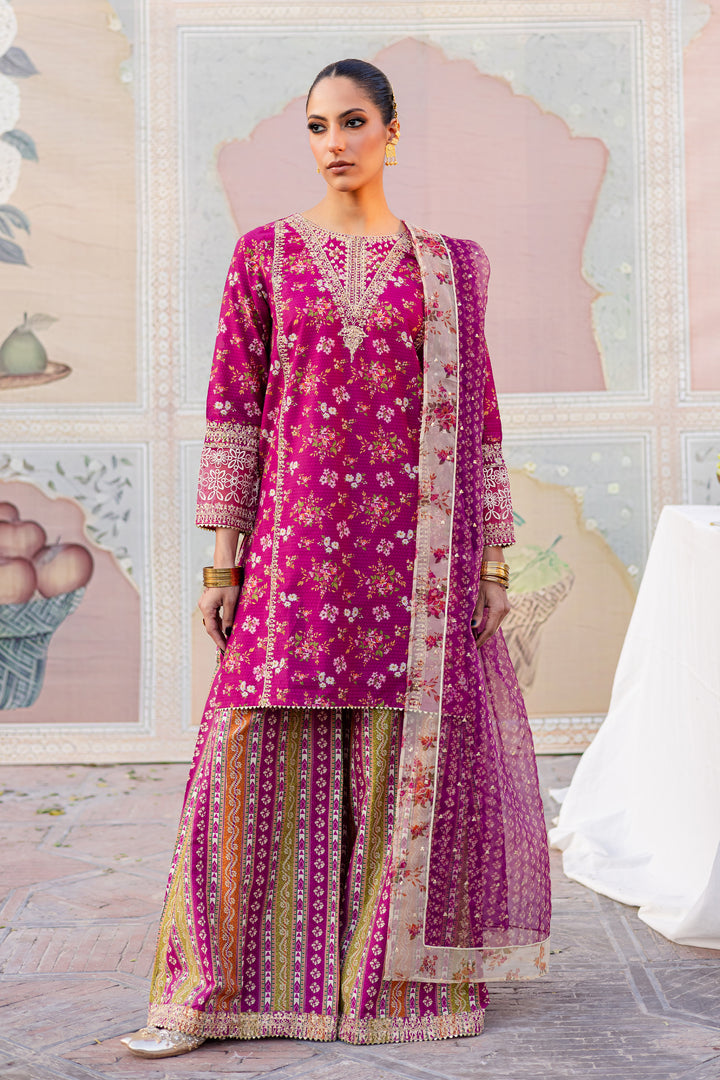 Zahlay 3Pc - Printed Lawn Dress