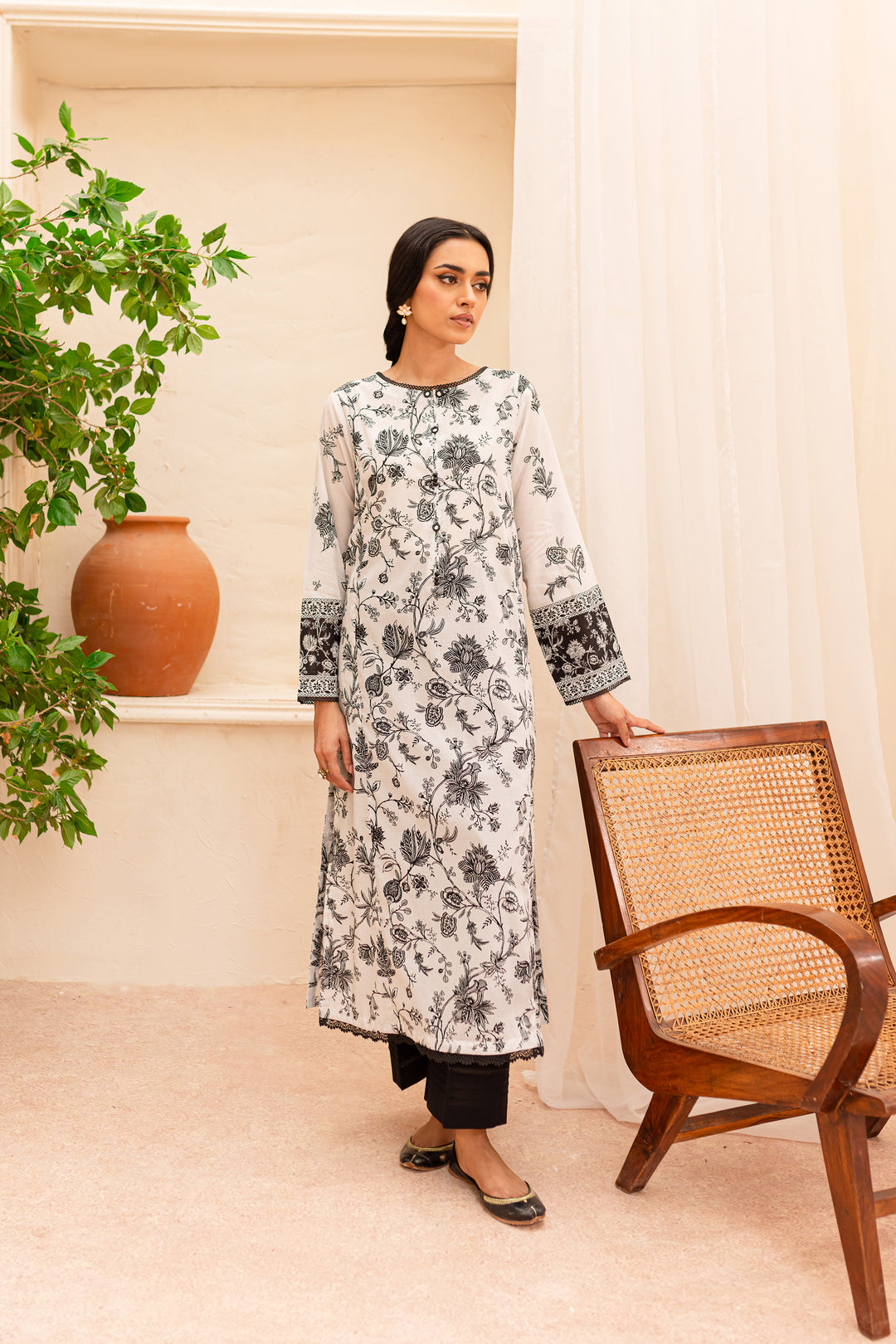 Zahviya 2Pc - Printed Lawn Dress - BATIK