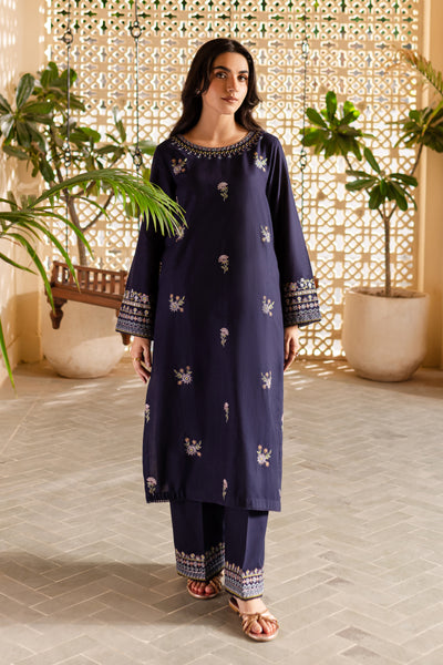 Moonlight 2Pc - Embroidered Khaddar Dress - BATIK