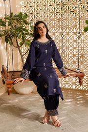 Moonlight 2Pc - Embroidered Khaddar Dress - BATIK