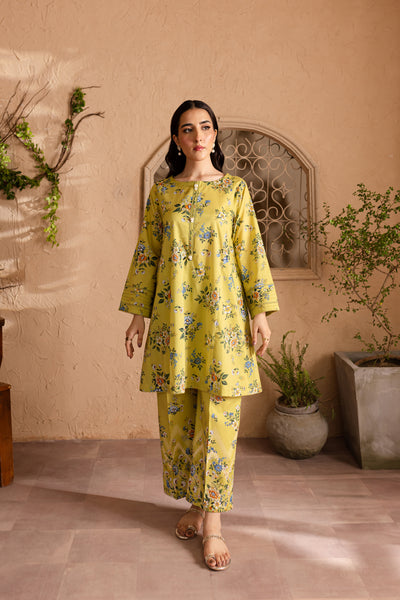 Della 2Pc - Printed Lawn Dress - BATIK