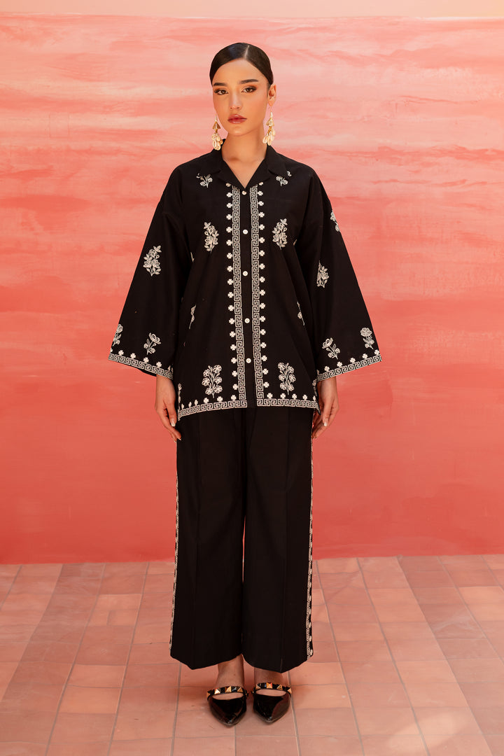 Dandelion 2pc - Embroidered Khaddar Dress - BATIK