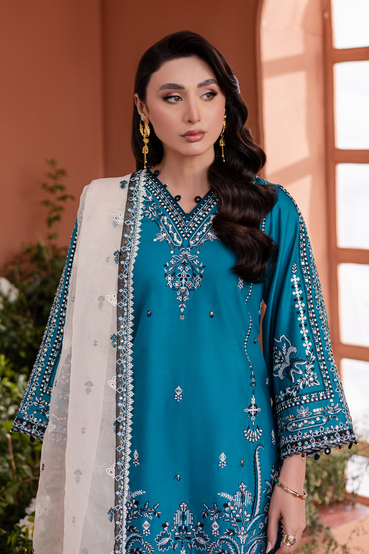 Edinaa 3Pc - Embroidered Lawn Dress