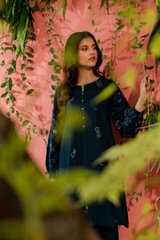 Willow 2Pc - Embroidered Khaddar Dress - BATIK