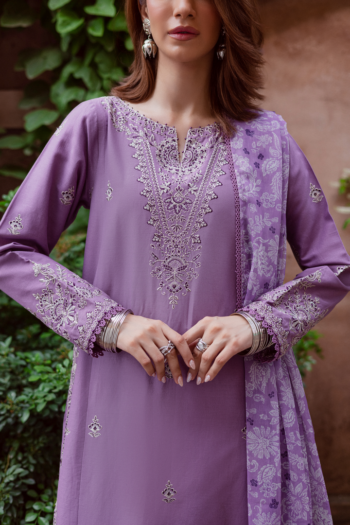 Mandala 3Pc - Embroidered Khaddar Dress