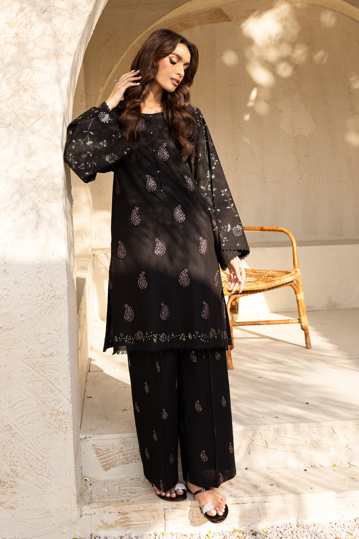 Henim 2Pc - Embroidered Khaddar Dress - BATIK