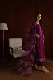 Masooma 3Pc - Embroidered Karandi Dress