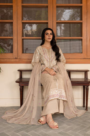 Musarrat 3Pc - Embroidered Khaddar Dress - BATIK