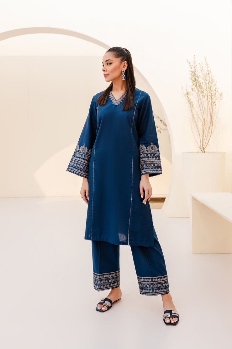Arison 2Pc - Embroidered Khaddar Dress - BATIK