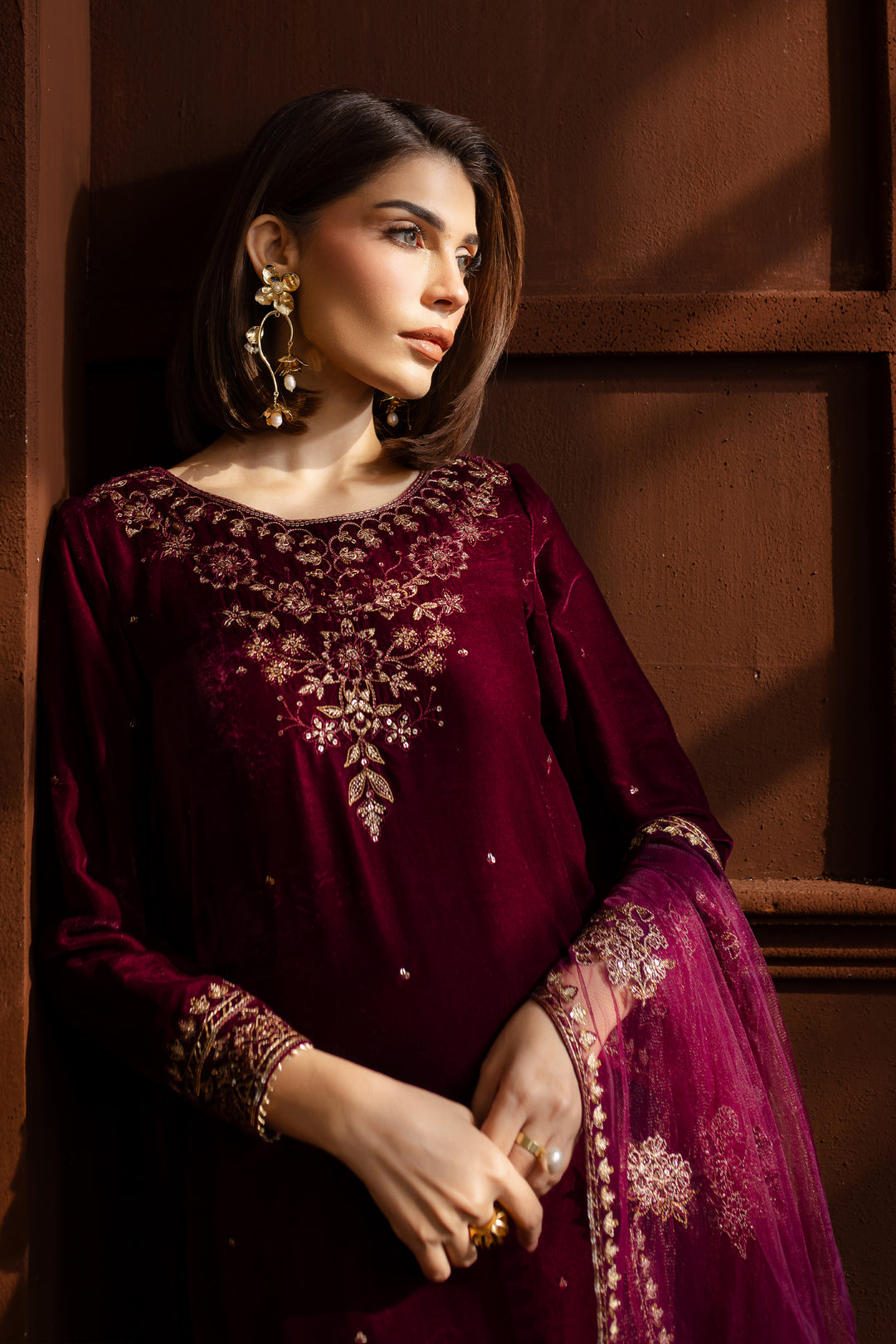 Amar 3Pc - Velvet Luxe Pret - BATIK