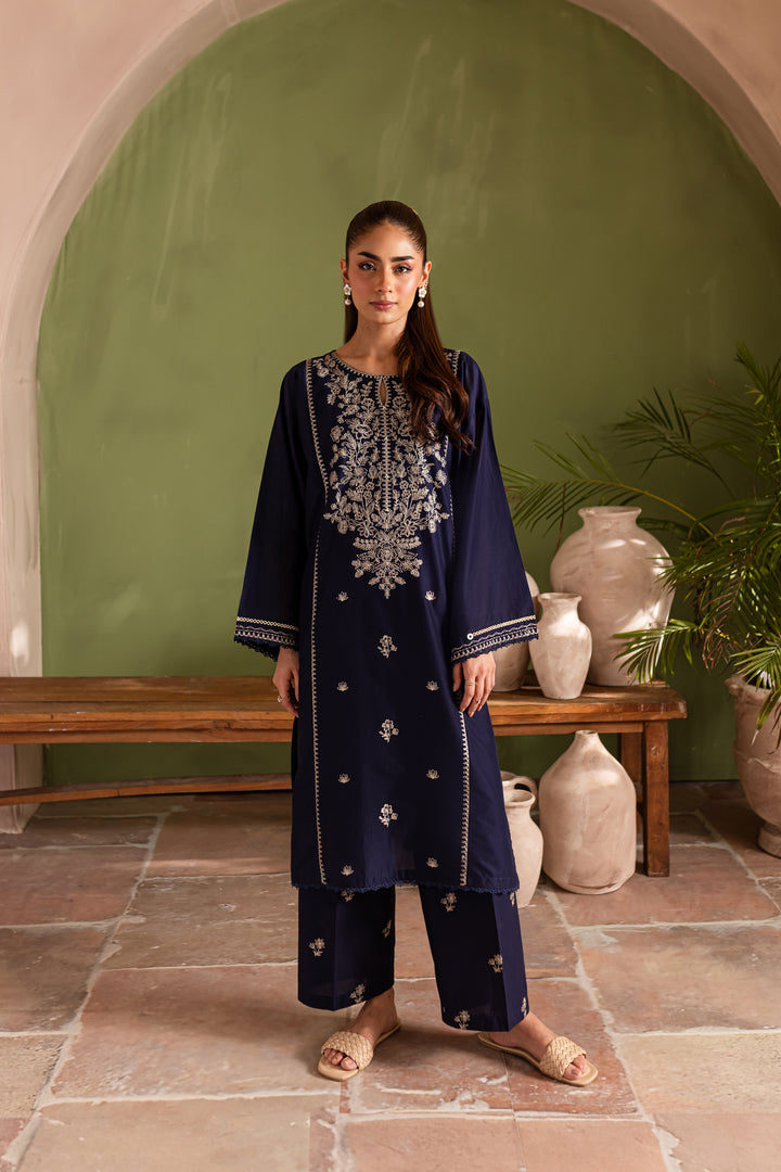 Elysium 2Pc - Embroidered Lawn Dress - BATIK