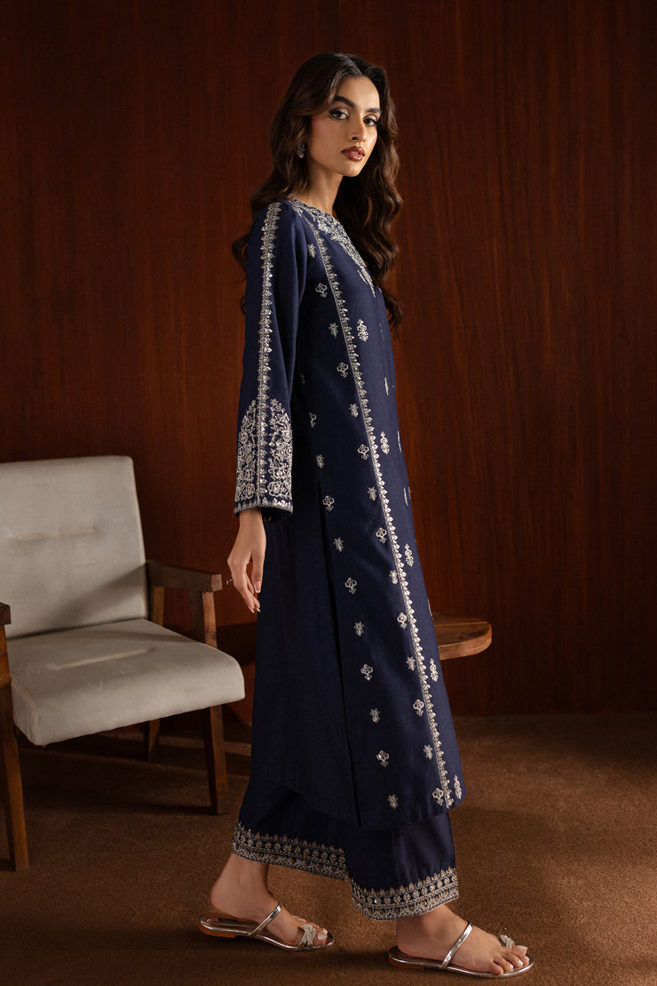 Sheen 2Pc - Embroidered Karandi Dress