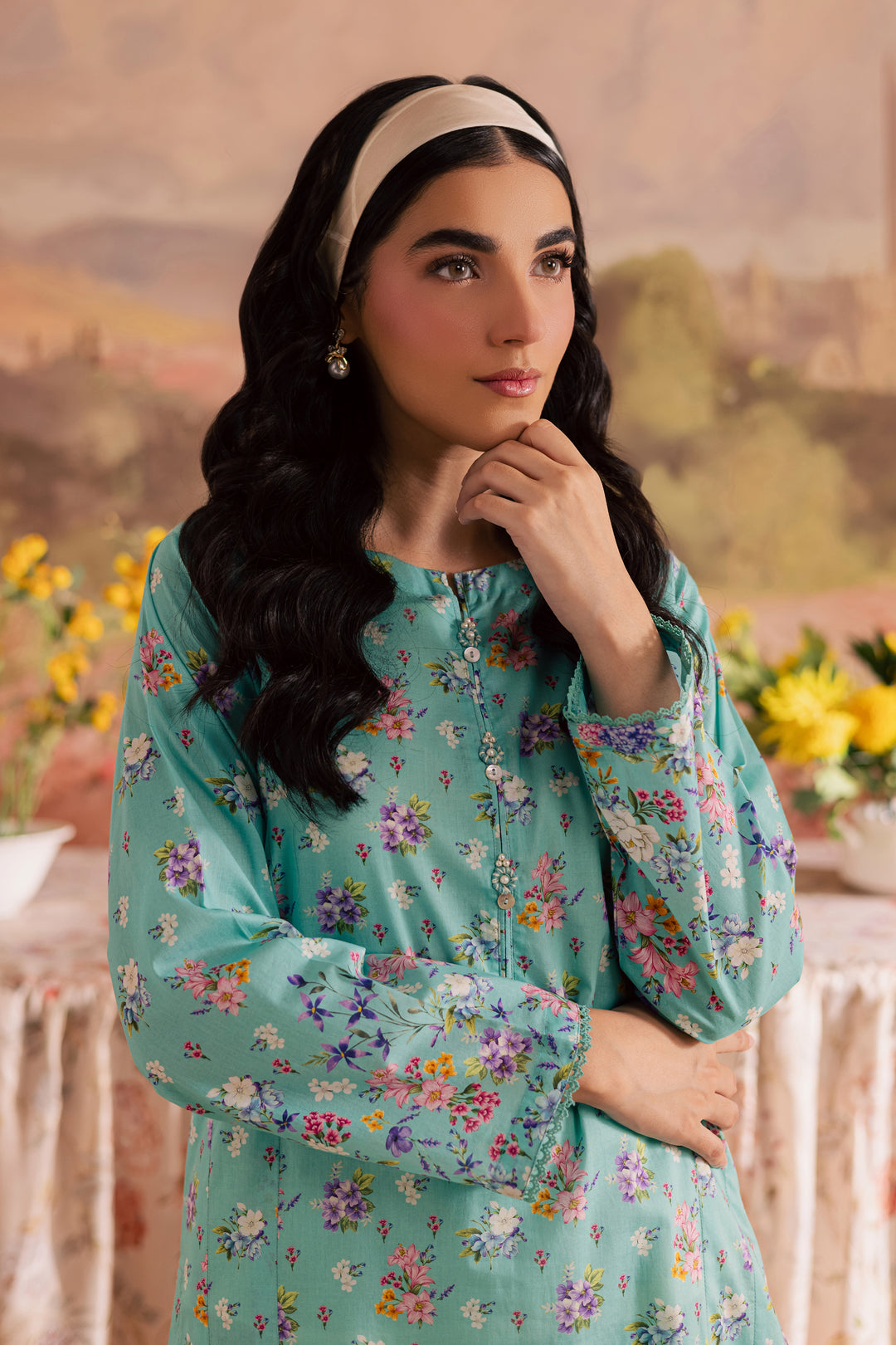 Jenn 2Pc - Printed Lawn Dress