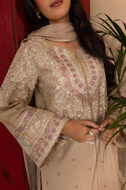 Musarrat 3Pc - Embroidered Khaddar Dress - BATIK