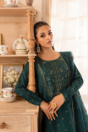 Teal Sitara 3Pc - Embroidered Lawn Dress - BATIK