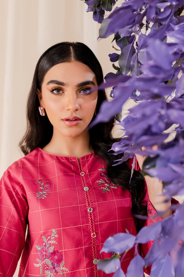 Fira 2Pc - Embroidered Jacquard Dress - BATIK