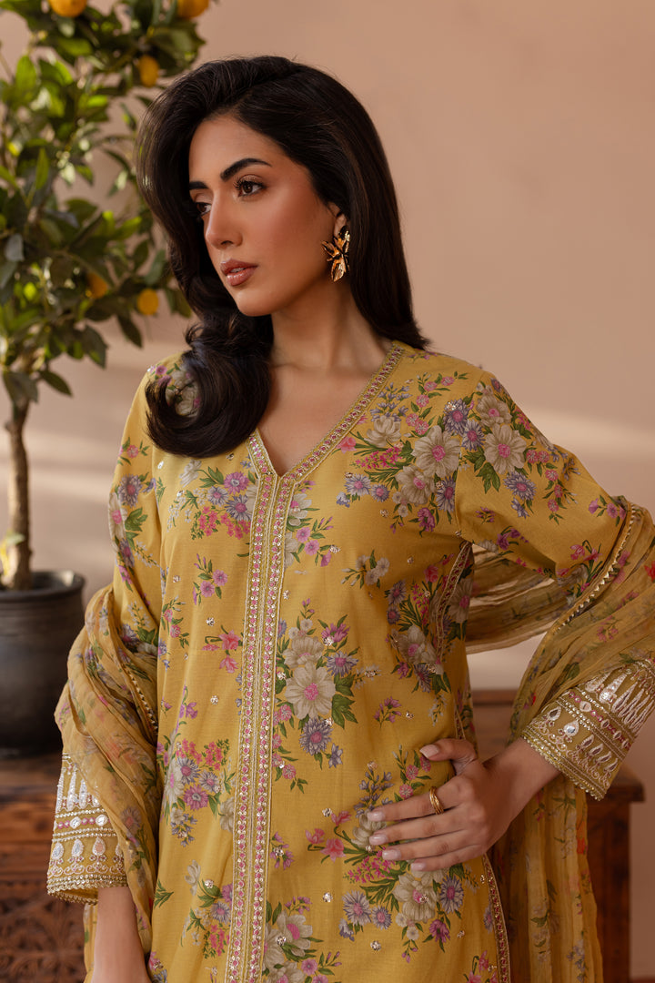 Amal 3Pc - Printed Lawn Dress