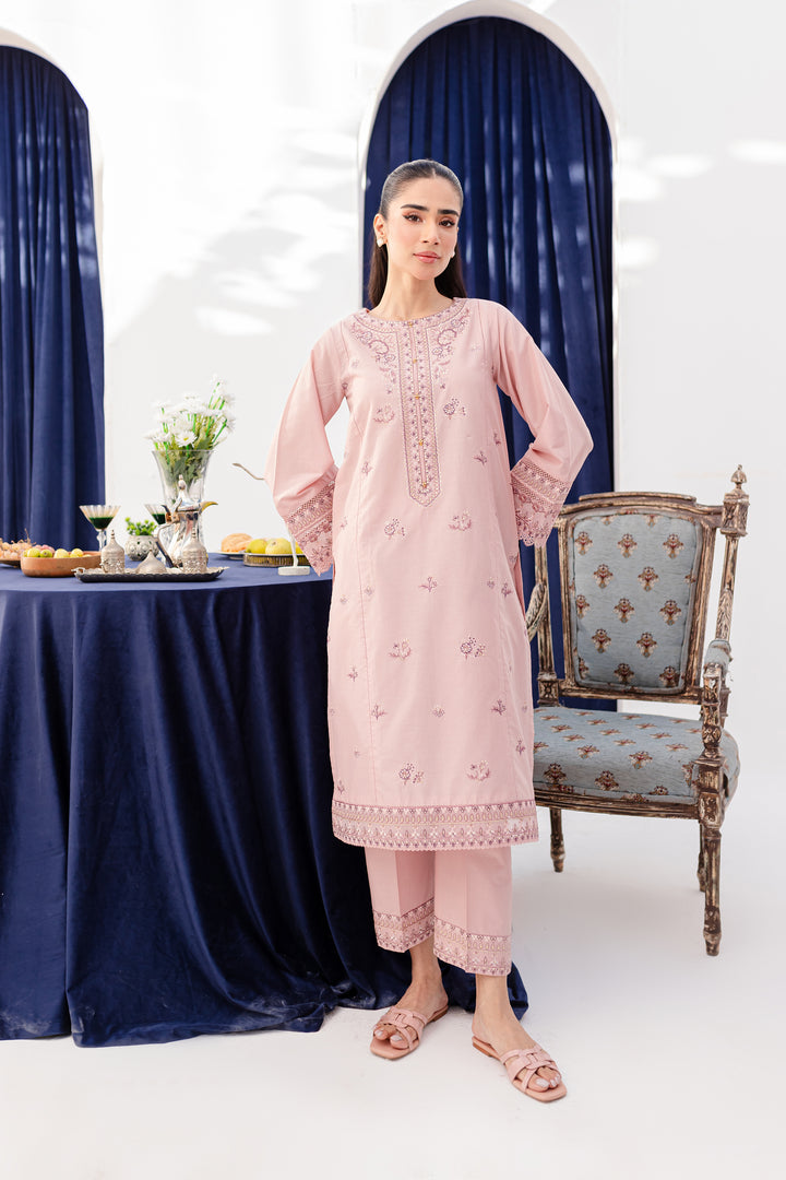 Asher 2Pc - Embroidered Lawn Dress - BATIK