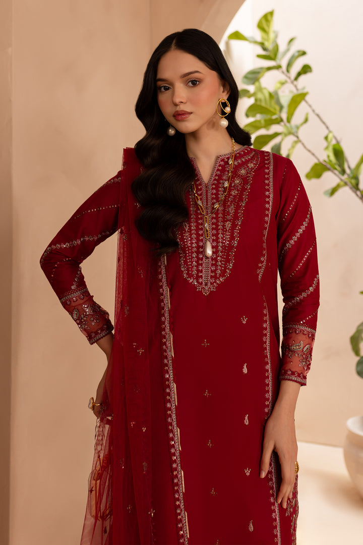 Zenara 3Pc - Embroidered Lawn Dress