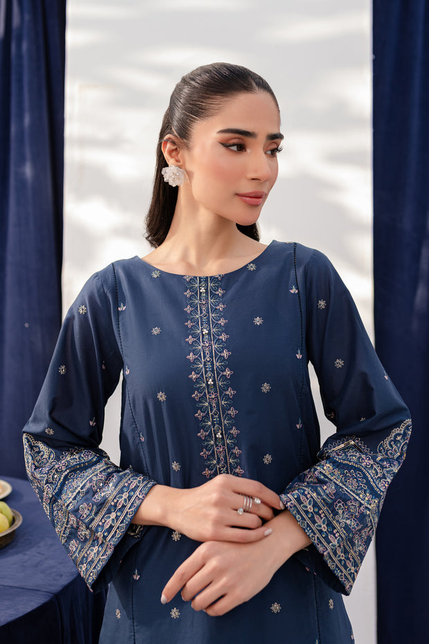 Esham 2Pc - Embroidered Lawn Dress - BATIK