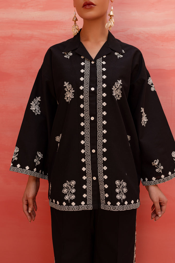 Dandelion 2pc - Embroidered Khaddar Dress - BATIK