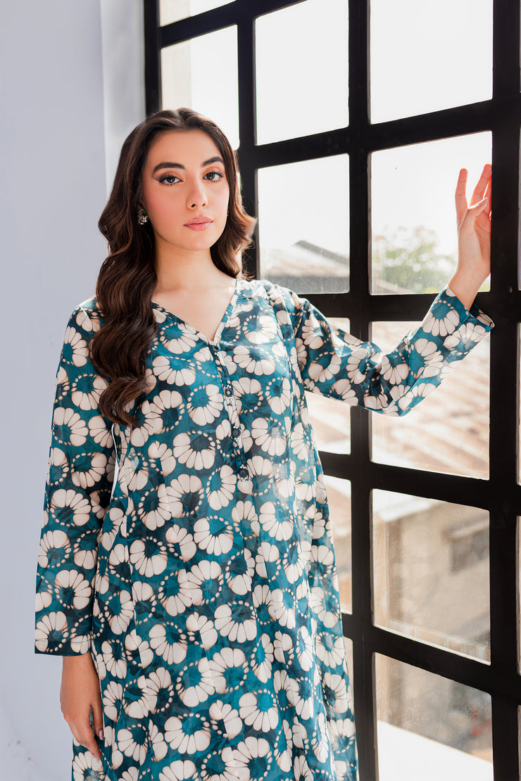 Dig. Blue Vanya 2Pc - BATIK