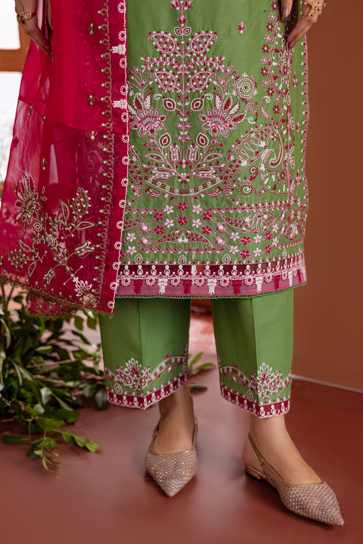 Eirs 3Pc - Embroidered Lawn Dress