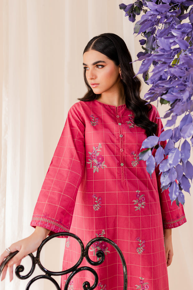 Fira 2Pc - Embroidered Jacquard Dress - BATIK