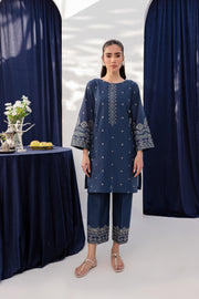 Esham 2Pc - Embroidered Lawn Dress - BATIK