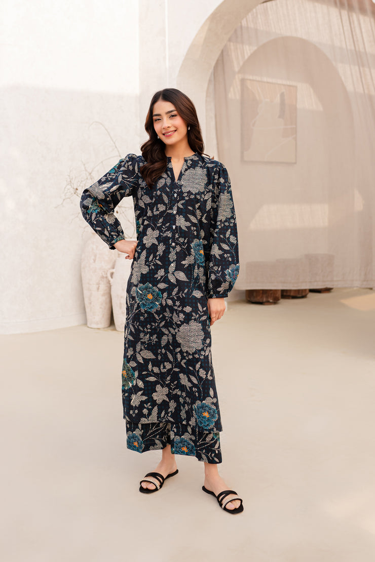 Electra 2Pc - Printed Cambric Dress - BATIK