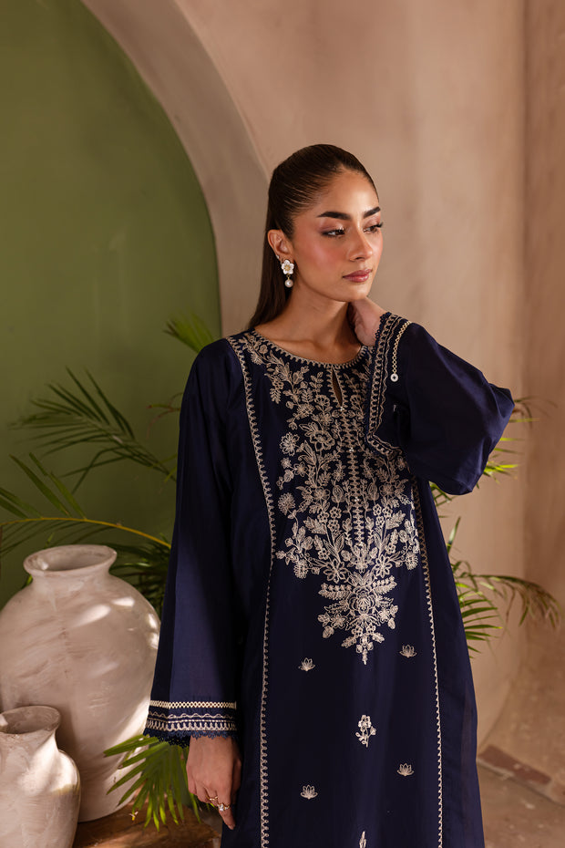 Elysium 2Pc - Embroidered Lawn Dress - BATIK