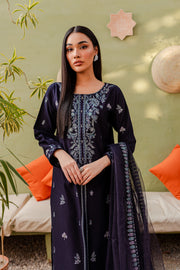 Sarang 3Pc - Embroidered Karandi Dress - BATIK
