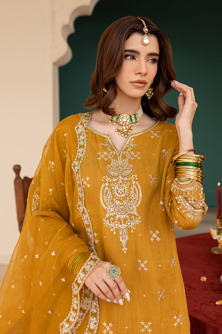 Sona 3Pc - Embroidered Luxe Pret