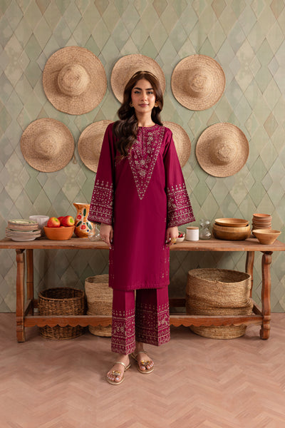 Emalyn 2Pc - Embroidered Lawn Dress - BATIK