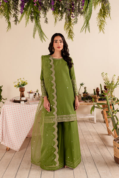 Amaya 3Pc - Embroidered Lawn Dress - BATIK