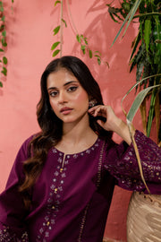 Jubilee 2Pc - Embroidered Khaddar Dress - BATIK