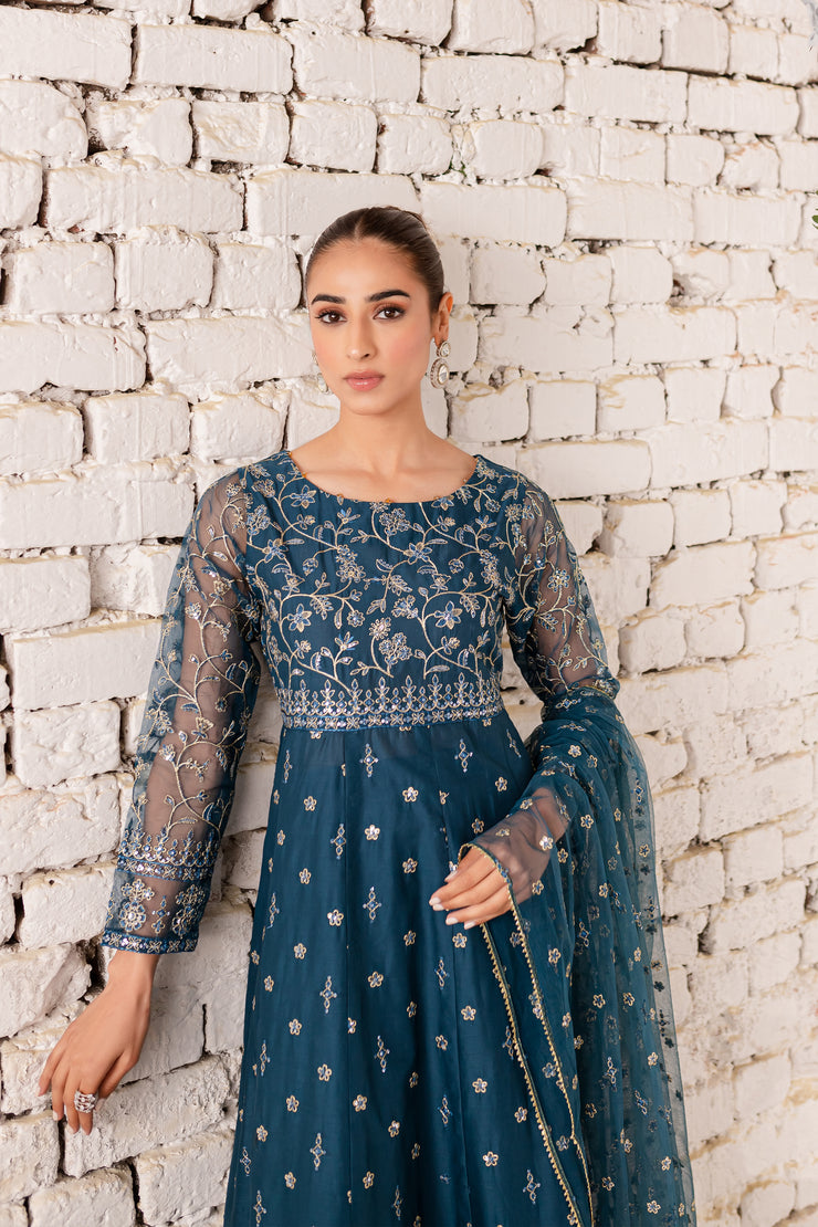 Zaria 3Pc - Embroidered Lawn Dress - BATIK