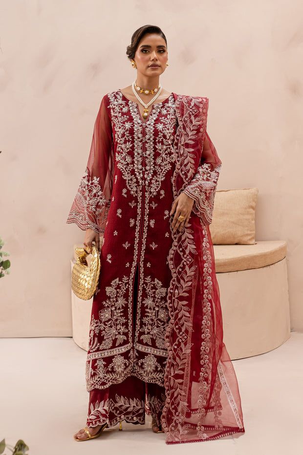 Ruby Rouge 3Pc - Embroidered Luxe PRET