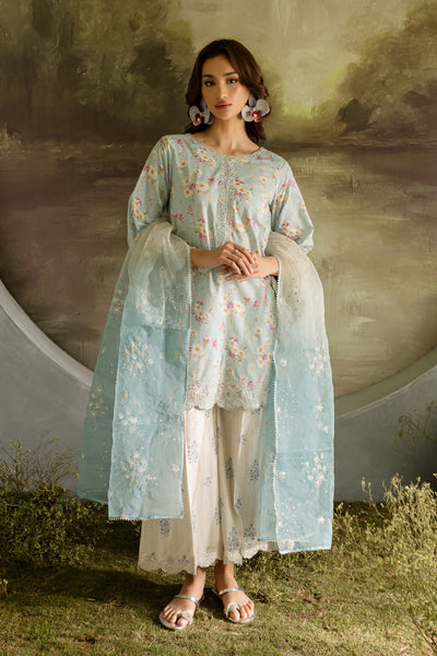 Gia 3Pc - Printed Lawn Dress