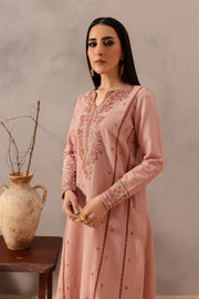 Flamingo 2Pc - Embroidered Khaddar Dress - BATIK