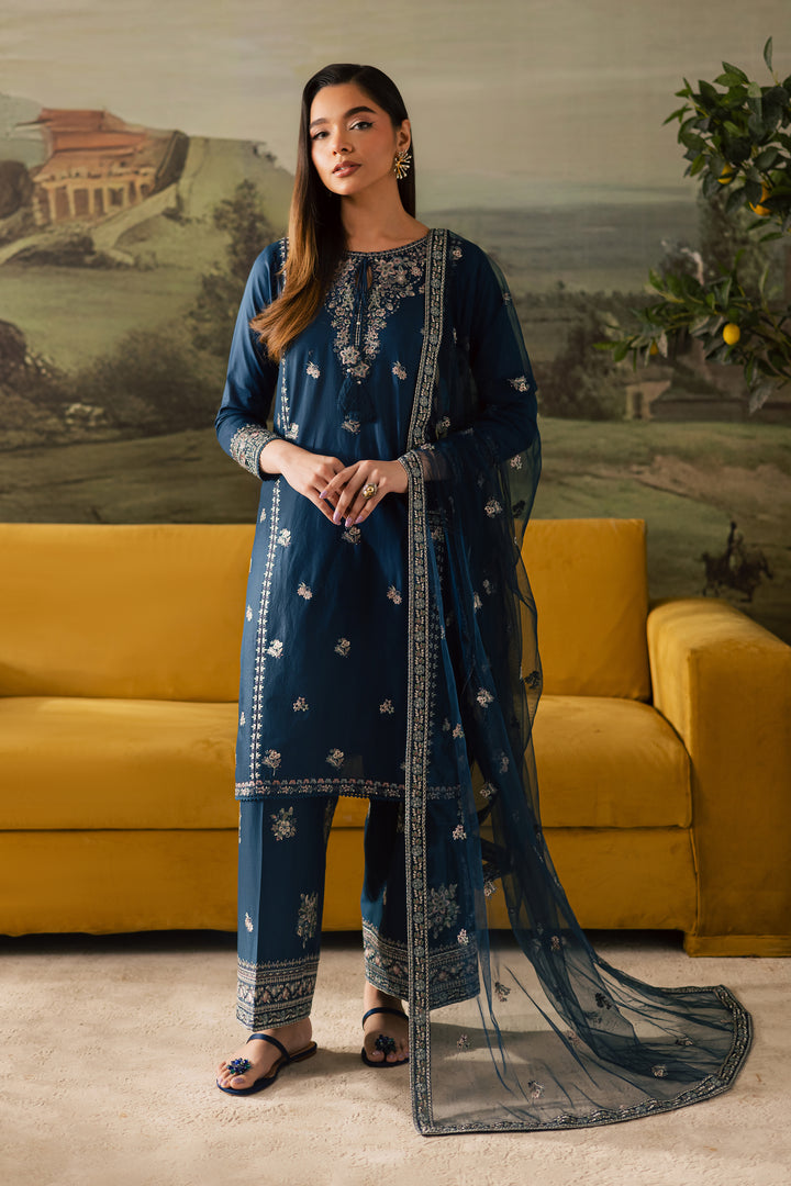 Maneezay 3Pc - Embroidered Lawn Pret