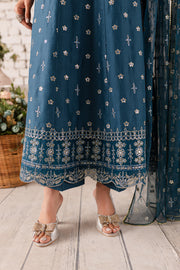 Zaria 3Pc - Embroidered Lawn Dress - BATIK