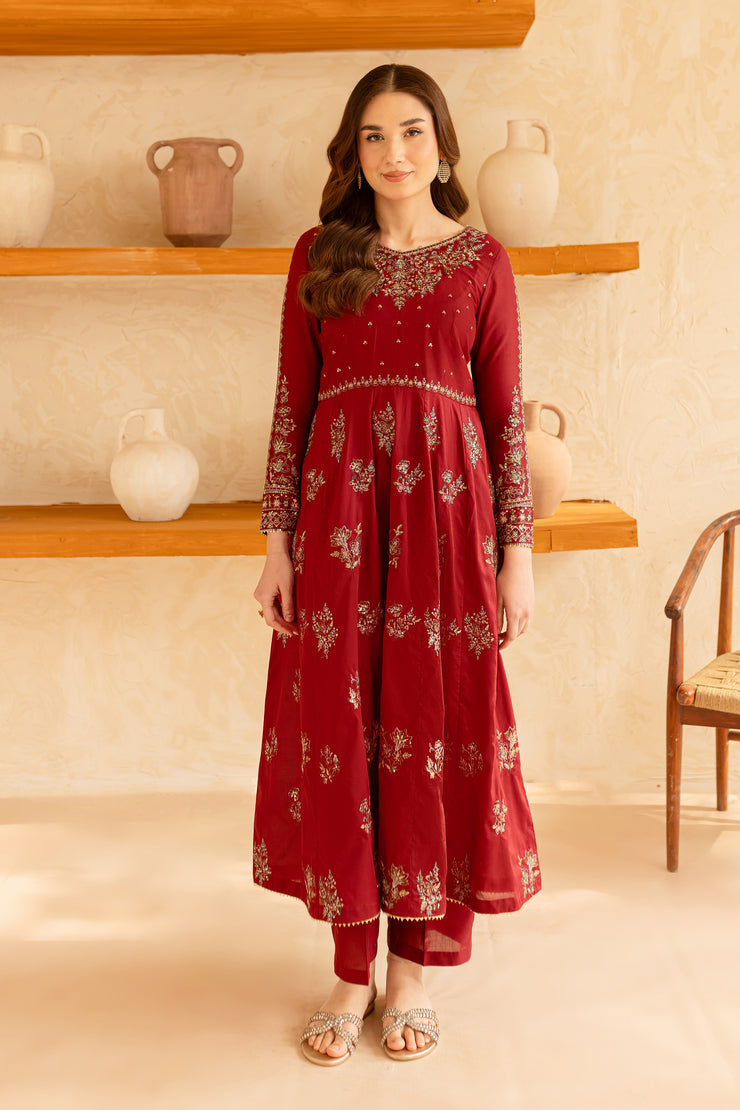 Rawana 2Pc - Embroidered Lawn Dress