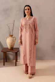 Flamingo 2Pc - Embroidered Khaddar Dress - BATIK