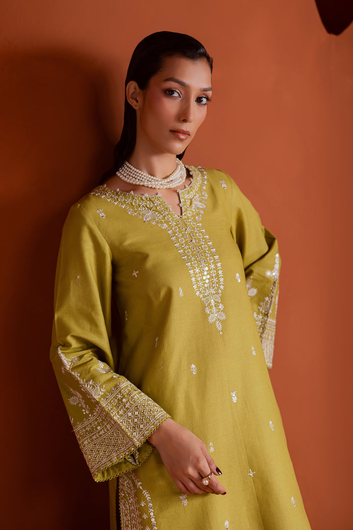 Dazy 2Pc - Embroidered Khaddar Dress