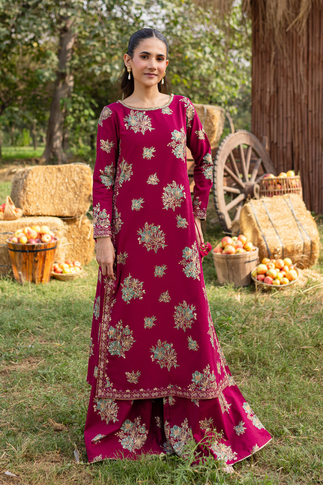 Morpheus 2Pc - Printed Khaddar Dress - BATIK