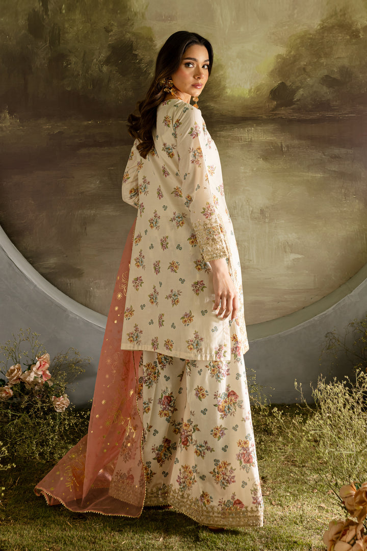 Kane 3Pc - Printed Lawn Dress